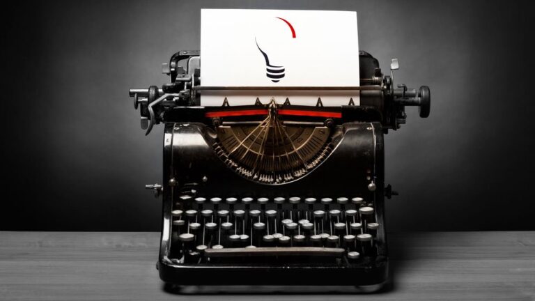 A cool vintage typewriter