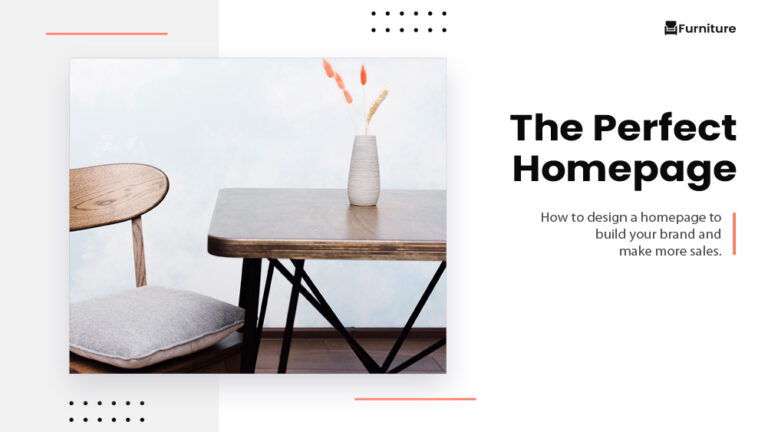 How to design the best homepage for your online store