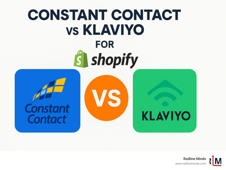 Constant Contact vs Klaviyo for Shopify - constant contact vs klaviyo for shopify infographic
