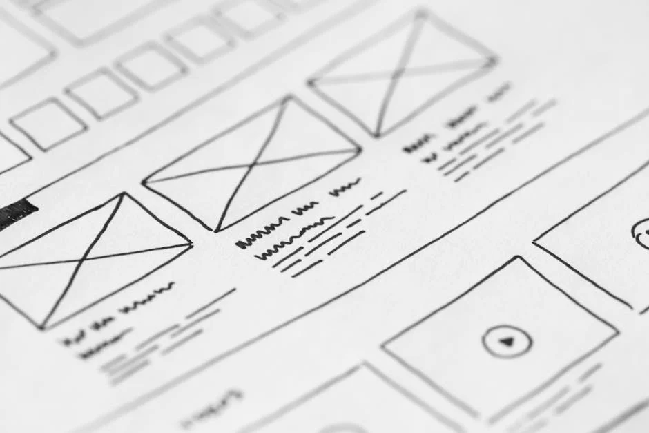UX wireframes for a custom ecommerce checkout flow - ecommerce website design and development services